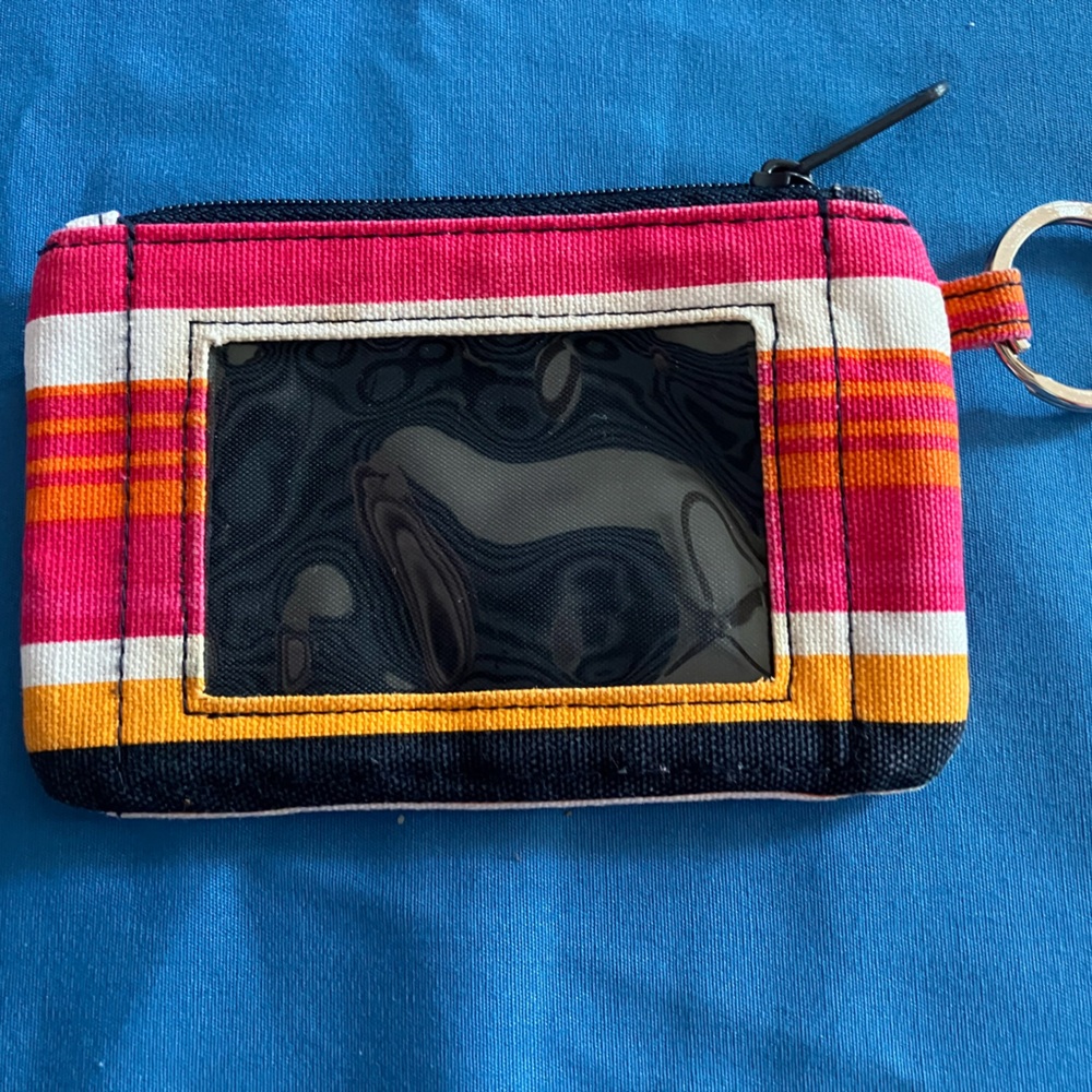 Colorful Striped Thirty-One Coin Pouch